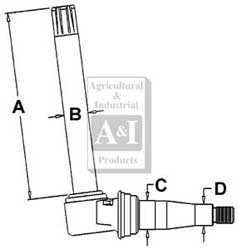 UJD00236    Spindle---Replaces AR67417